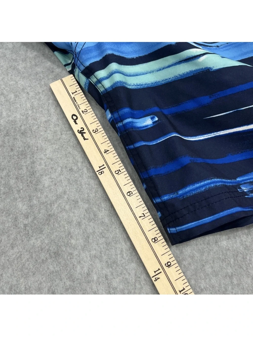 Speedo Mens Swim Shorts Blue Black Green Trunks Surf Ocean Tropical Size Medium